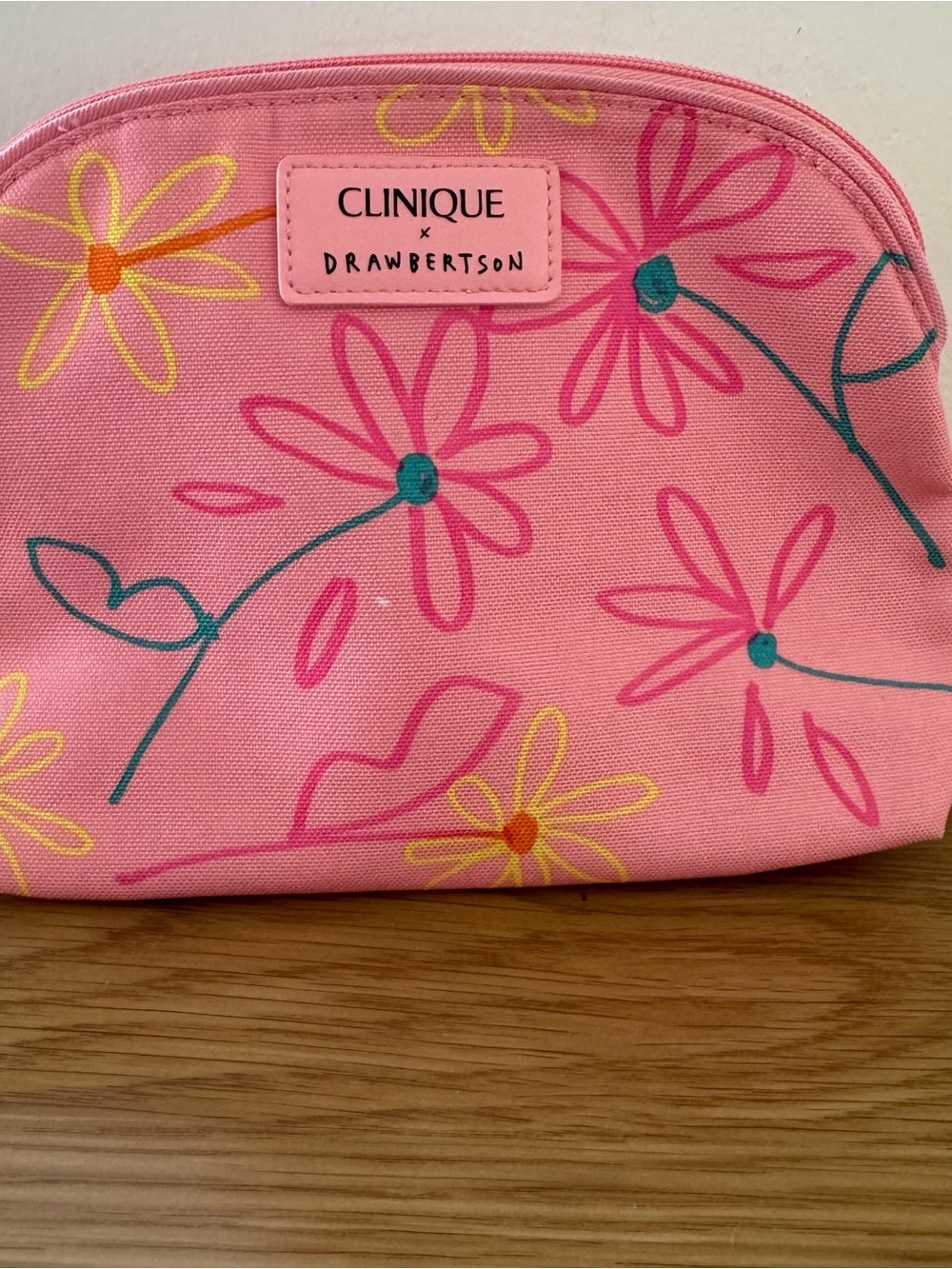 Clinique X Drawbertson Limited Edition Cosmetics Bag - NWOT